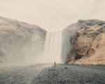 Skógafoss, another of the country’s most famous and accessible waterfalls in Iceland